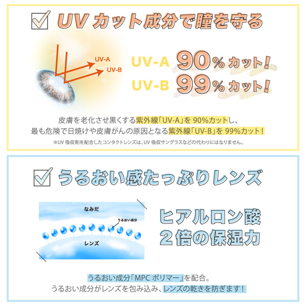 デコラティブアイズ UV モイストのスペック