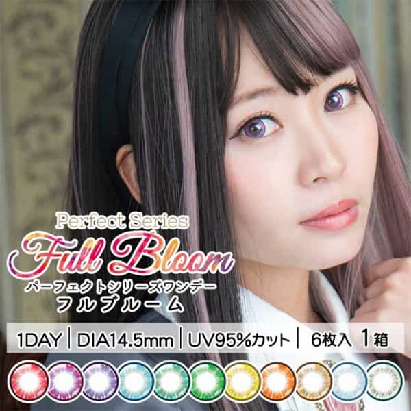 ドルチェ パーフェクトシリーズワンデー Dolce Contact Perfectseries 1day 江戸パープル 6枚入 1箱
