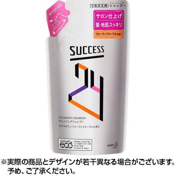 サクセス24 クレンジングシャンプーフローラル【詰替】 280ｍｌ  日本国内流通品  弱酸性 ノンメントール 冷感刺激の苦手な方に