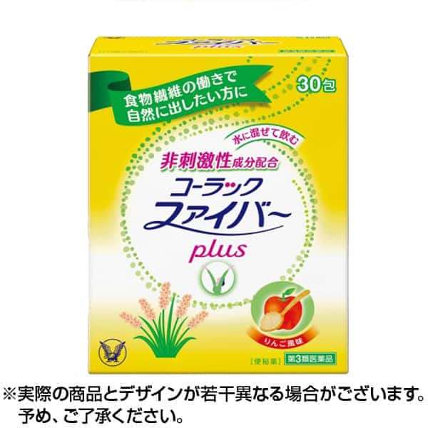 第3類医薬品 コーラックファイバーplus 30包 日本国内流通品 コーラック 大正製薬 便秘薬 非刺激性 お通じ